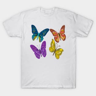 4 butterflies T-Shirt